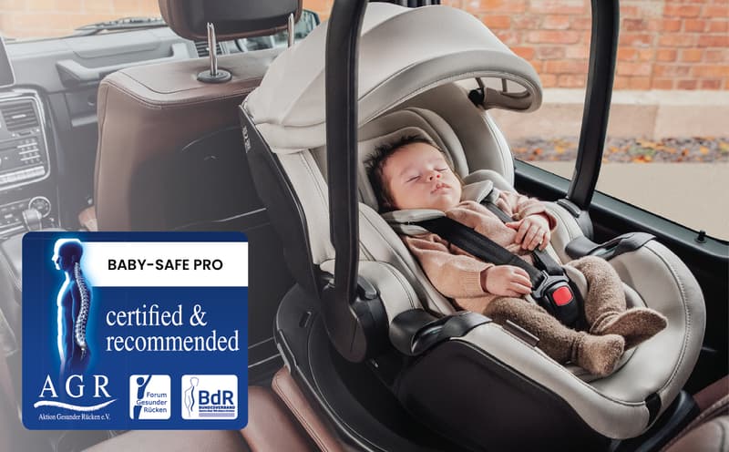 Britax Römer — šetrné k zádům, certifikováno společností AGR